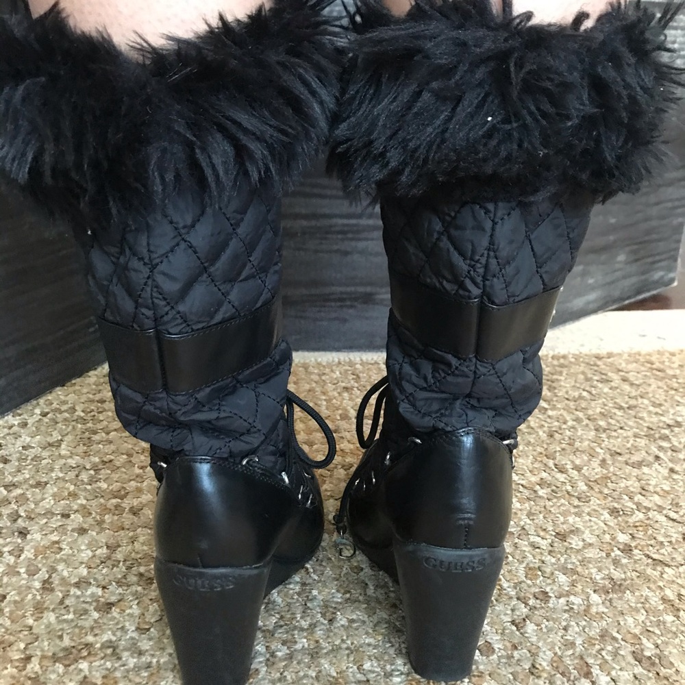 Guess wedge boots